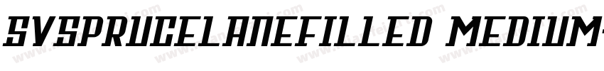 SVSpruceLanefilled Medium字体转换